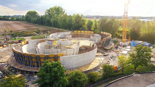 Timelapse of the construction of the ESO Supernova Planetarium & Visitor Centre