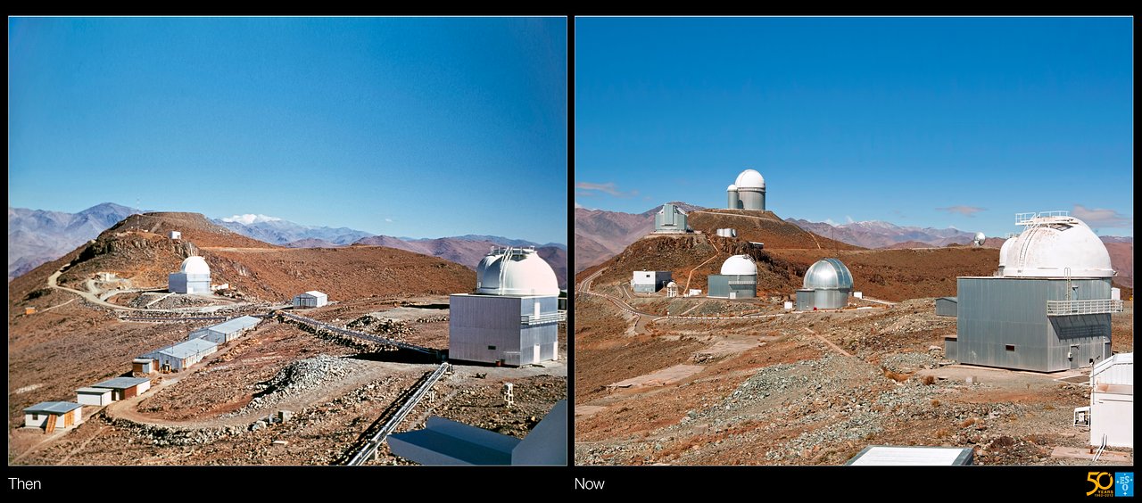 ”Then and Now" at La Silla Observatory
