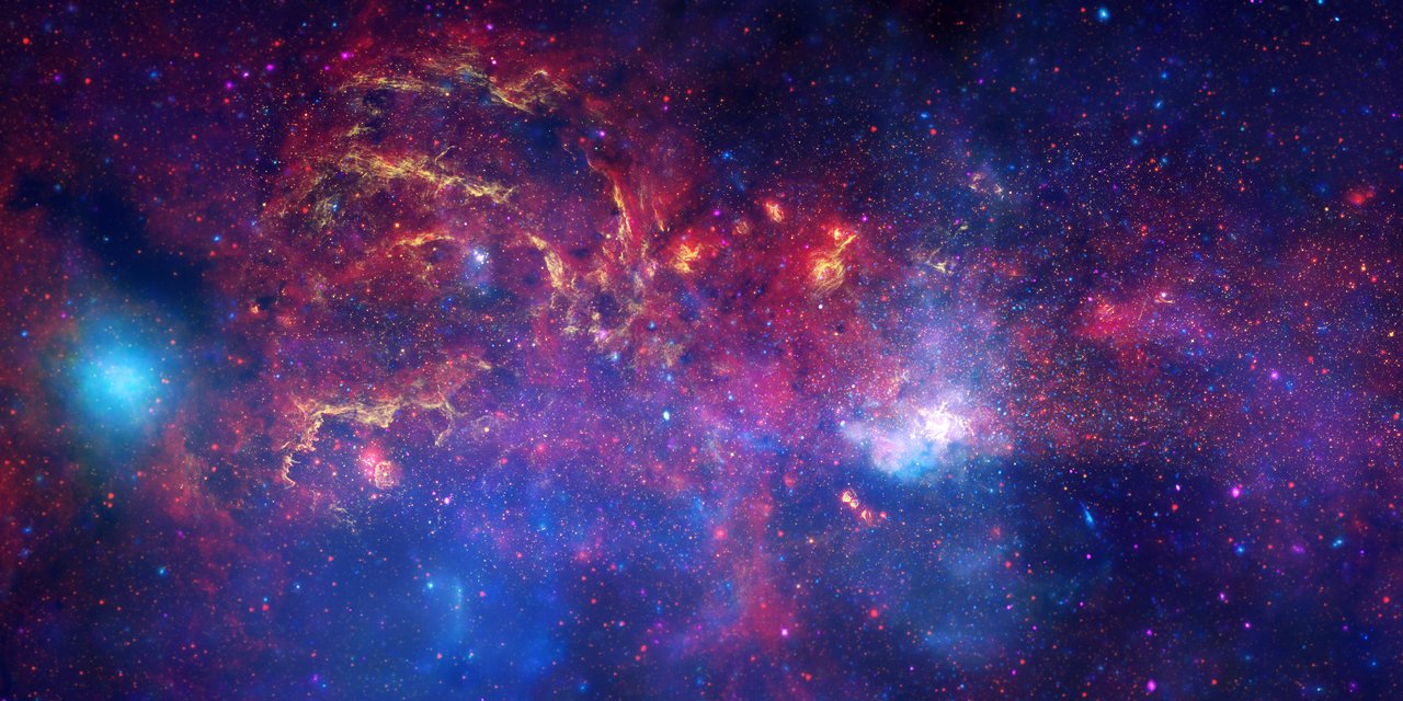 NASA's Great Observatories examine the galactic centre