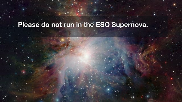Supernova Preshow 9 EN