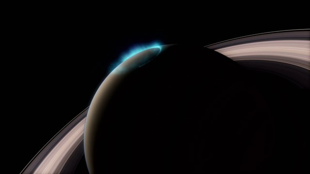 Aurora on Saturn