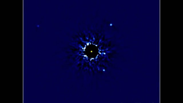 Direct observation of planets orbiting young star