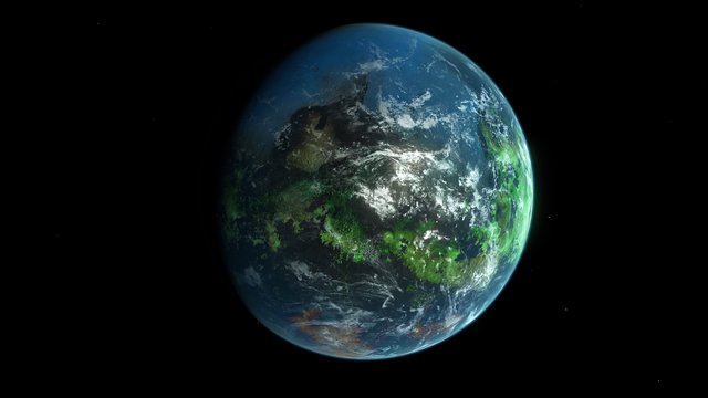 Habitable planet (artist’s impression)