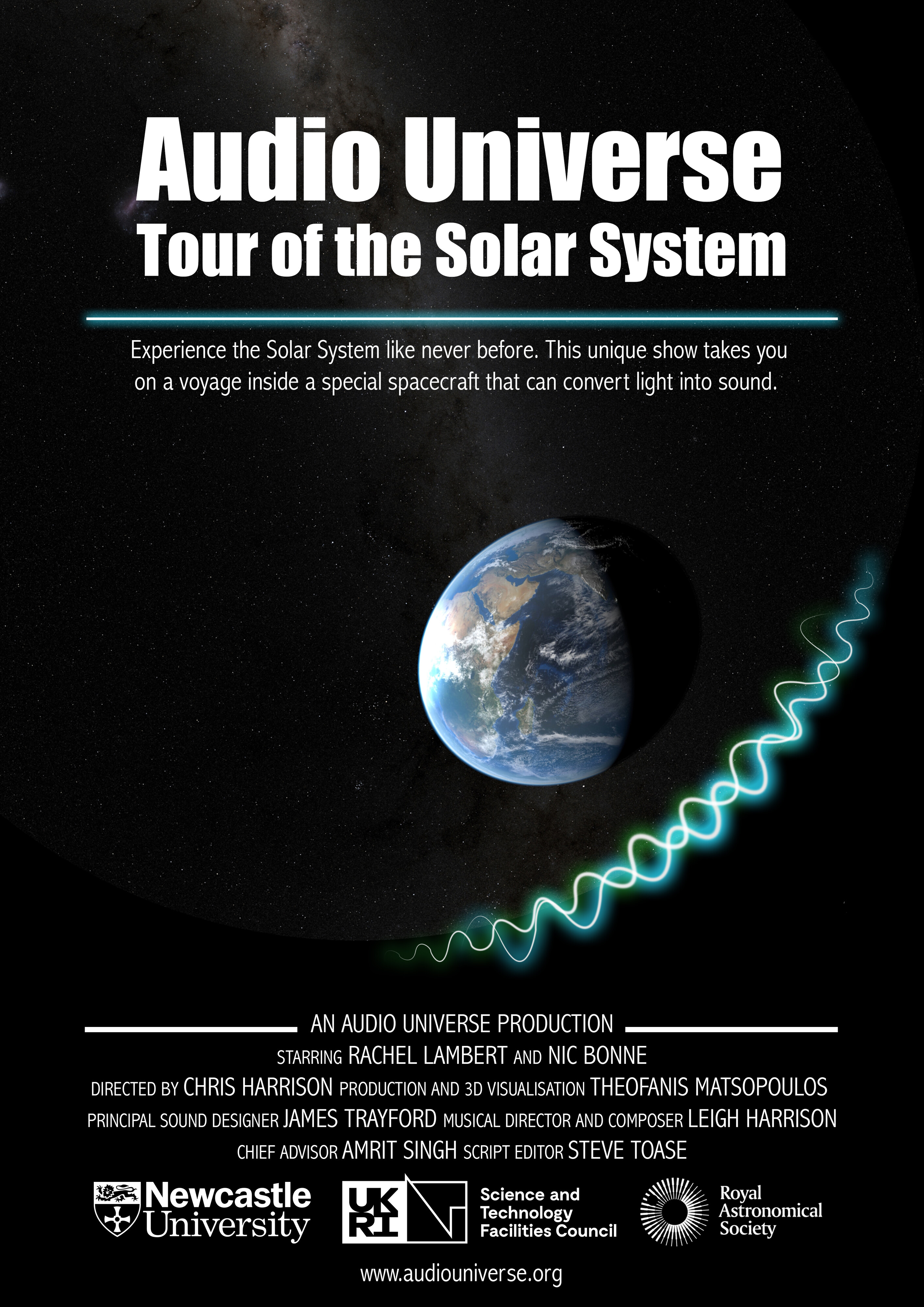 audio universe tour of the solar system