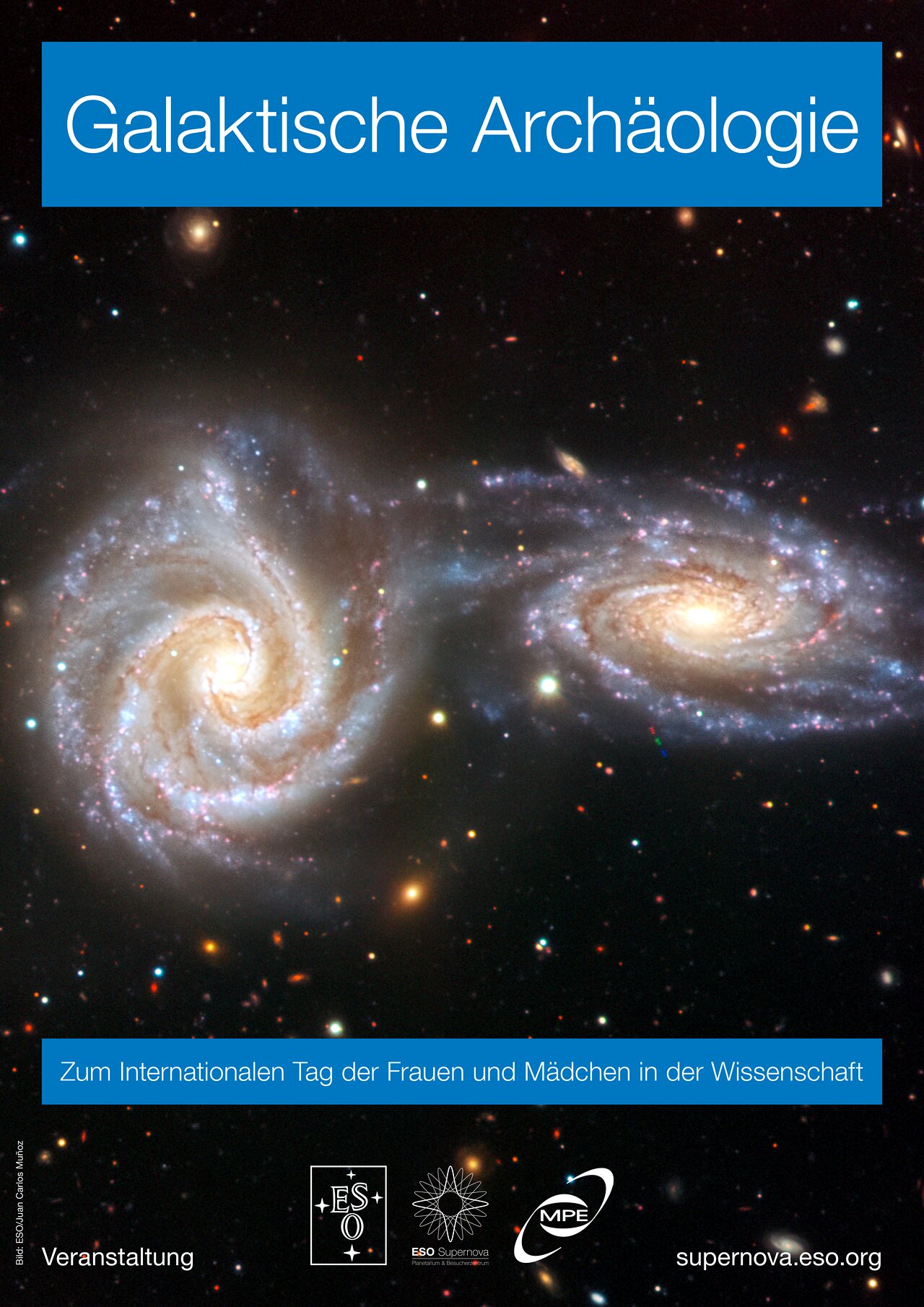 Poster for: MPE-Vortragsreihe: Frauen in der Astronomie 2020