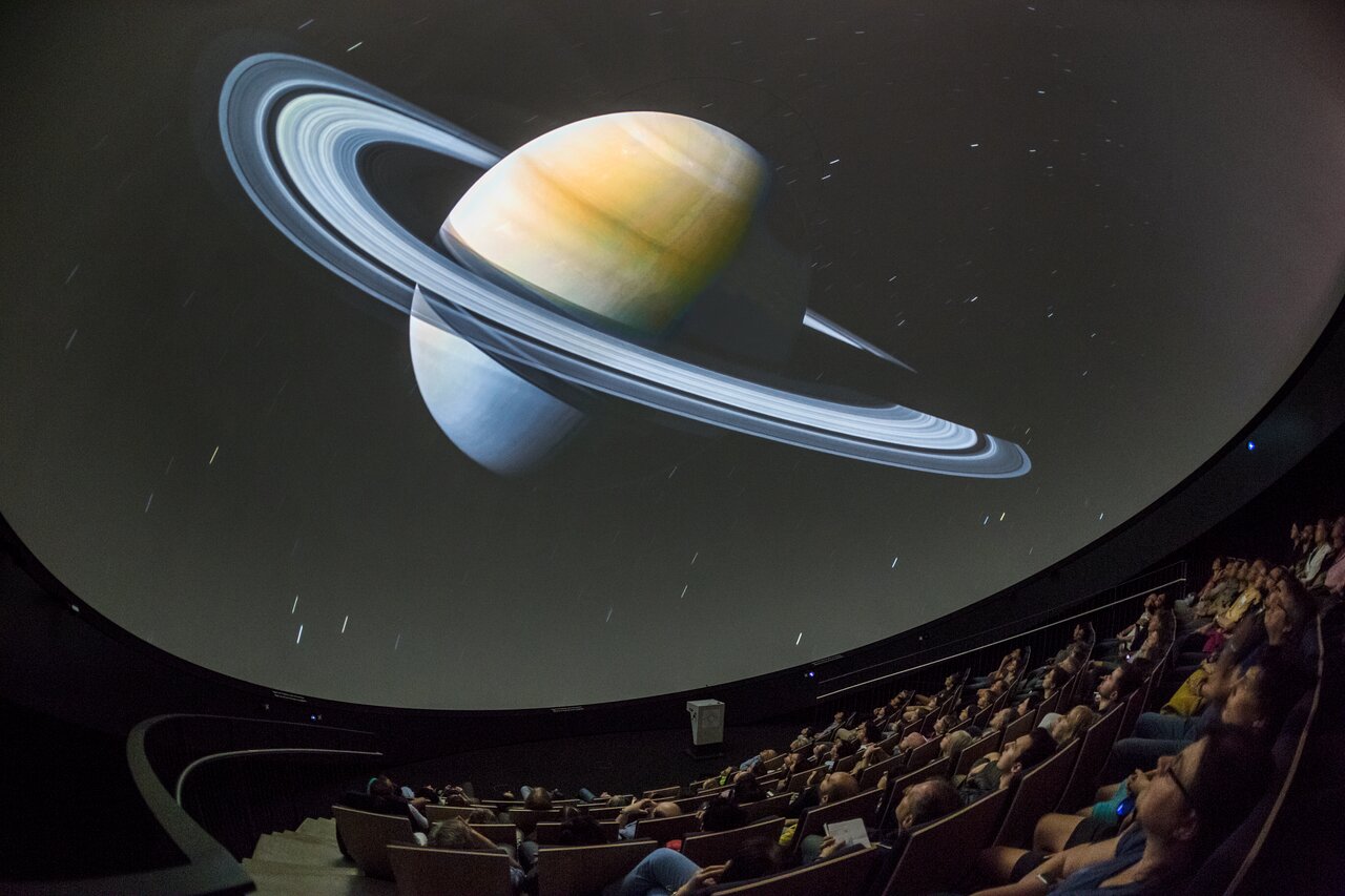 Saturn in the planetarium