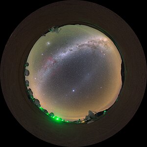 ALMA gegenschein — fisheye