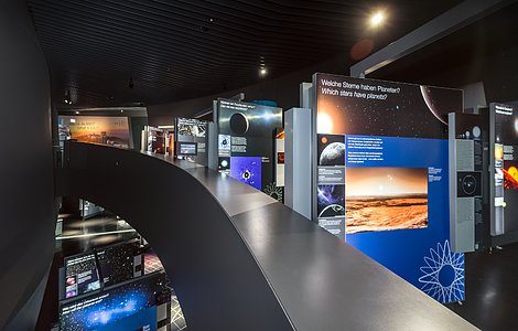 Multi-level exhibition path