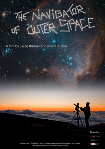 The poster of the planetarium show “Le Navigateur du Ciel”