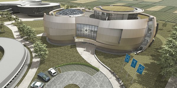 Artist’s impression of ESO Supernova Planetarium & Visitor Centre