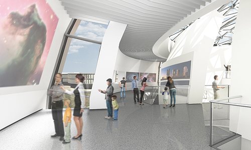Artist’s impression of ESO Supernova Planetarium & Visitor Centre