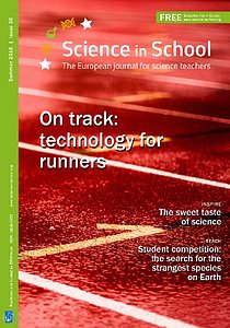 Titelseite von Science in School Ausgabe Nr. 36