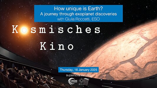 Kosmisches Kino talk 7 key visual [English]