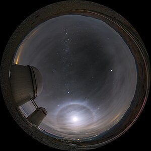 Moonshine over La Silla