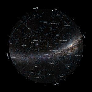 Fish-eye view of the South Pole