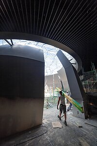 Construction at the ESO Supernova
