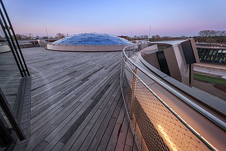 Star-roof at sunset