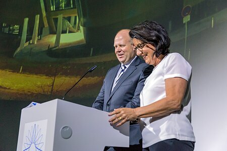 ESO Supernova VIP opening ceremony