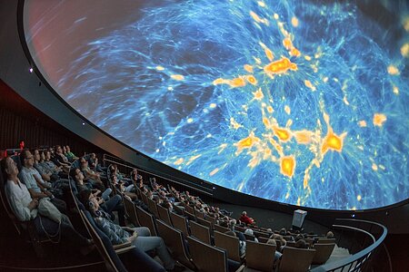Large scale structure in fulldome