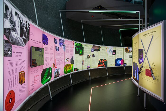 Laser, Light, Life temporary exhibition