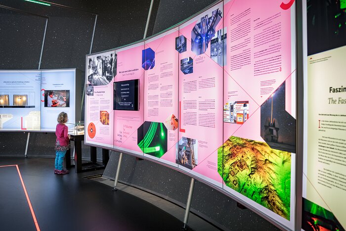 Laser, Light, Life temporary exhibition