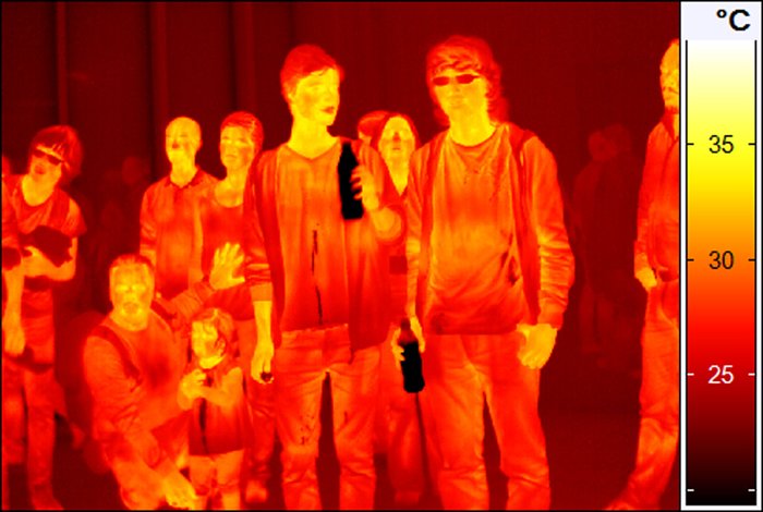 Visitors in infrared