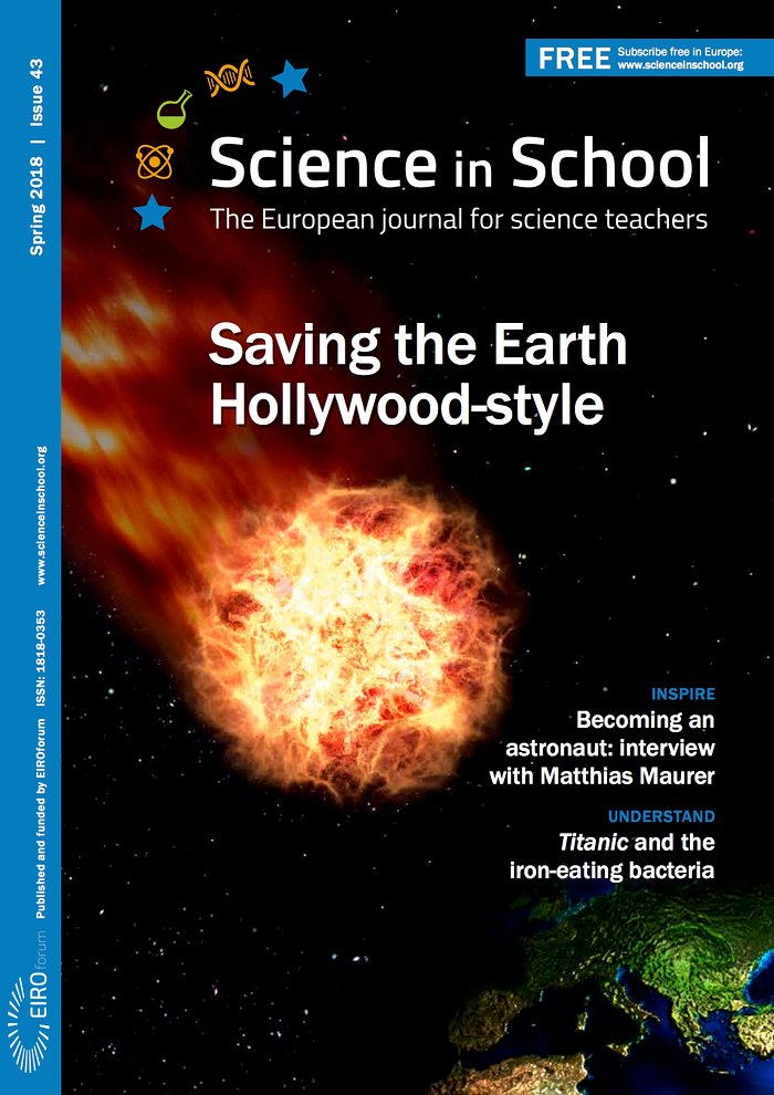 Cover of Science in School issue No.43