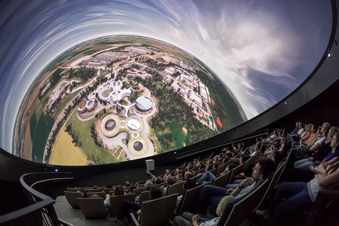 Fly over ESO Headquarters
